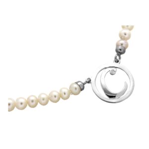 Collana perle con Lettera