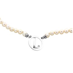 Collana perle con Lettera